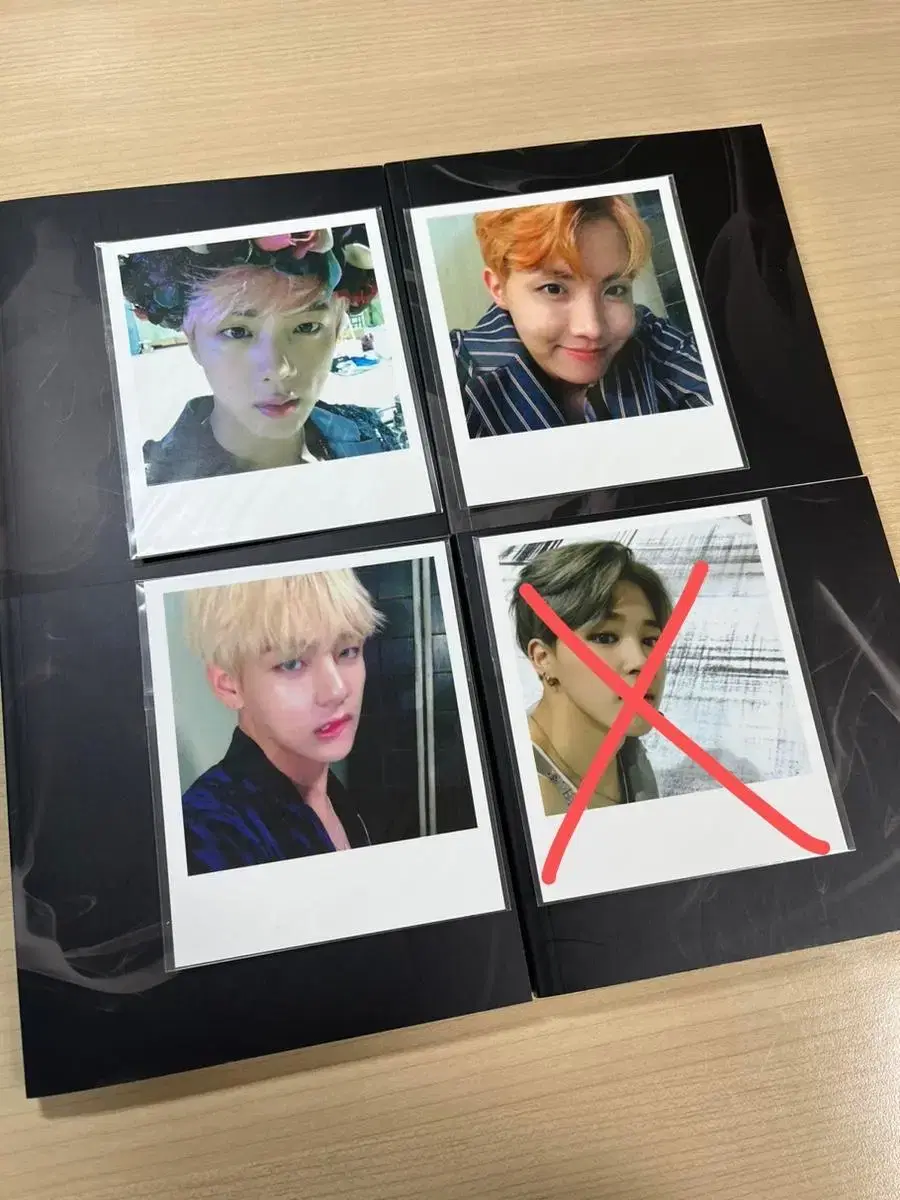 방탄 윙즈 bts 앨범 지민 태형 석진 호석 포카 폴라